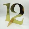 מרכז שולחן 12 זהב 32.6/30 ס"מ
